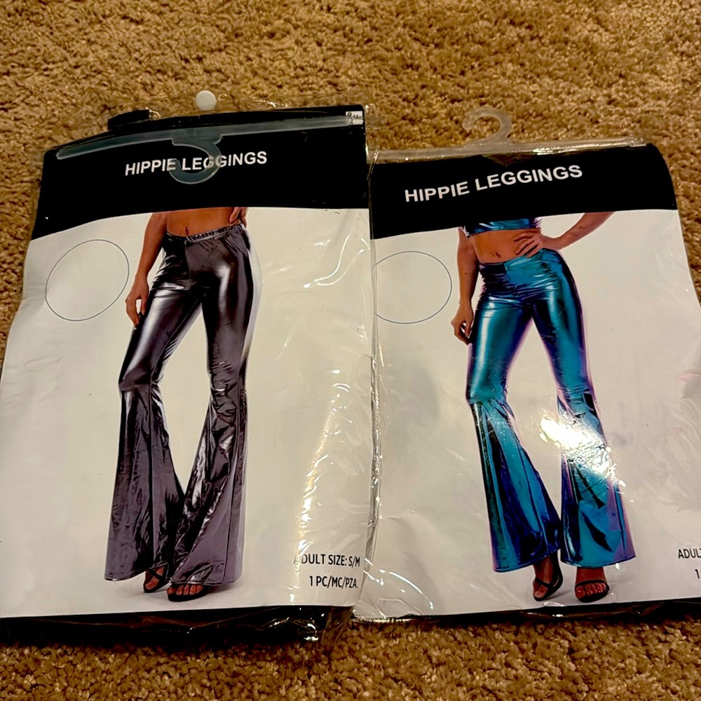 Hippie metallic leggings